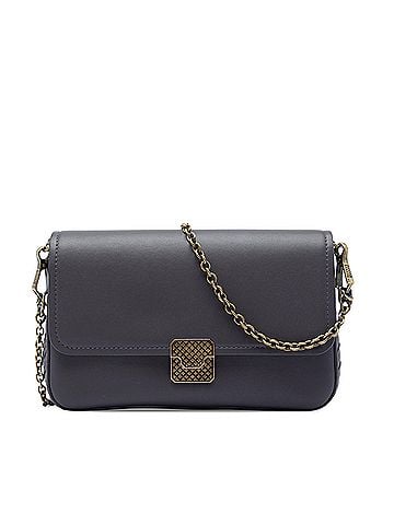 Bottega Veneta Nappa Intrecciato Trimmed Wallet On Chain (view 1)