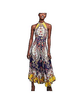 extreme club dresses Alena | Black Extreme-Plunge Neck Maxi Dress With Gold Detail Gender-Mens H&M Black Skater dress Sizing Country:AU/NZ tone hardware Gathered waist