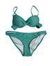 Reef Stripes Teal Two Piece Swimsuit Size L - photo 1