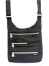 Baggallini 100% Nylon Solid Black Crossbody Bag One size - photo 1