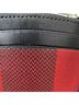 Coach 100% Coated Canvas Plaid Red Black Silver Card Holder  One size - photo 15