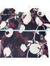 Talbots 100% Polyester Floral Black White Blouse Size M (petite) - photo 7