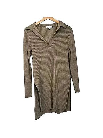 Alex Mill Ribbed Tunic Sweater Wool Pullover Sweater (view 1)