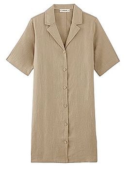 Everlane The Linen Workwear Dress Casual Dress (view 1)
