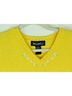 Denim & Co 100% Acrylic Floral Yellow White Blue Pullover Sweater Size L - photo 7
