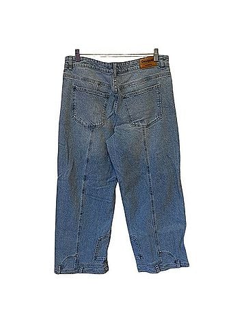Desigual Straight Jeans with Inverted Effect Waistband Hem Jeans (view 2)