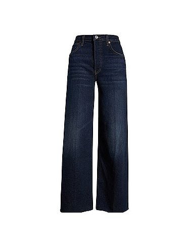 RE/DONE High Waist Crop Wide Leg Jeans (view 1)