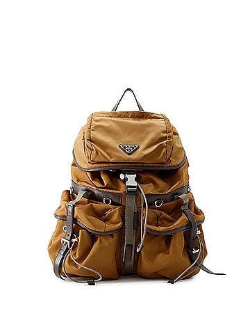 Prada Prada Triangle Backpack Nylon Leather 2VZ117 PRADA Handbag (view 1)