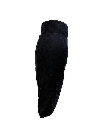 Burberry Burberry London Pencil Skirt in Black Virgin Wool (view 2)