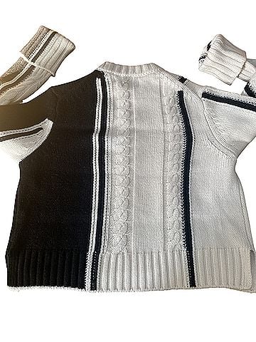 LOULOU STUDIO Eike Cable Knit Sweater Pullover Sweater (view 2)