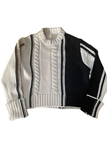 LOULOU STUDIO Eike Cable Knit Sweater Pullover Sweater (view 1)