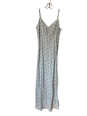 Gap Ruffle-Trim Maxi Slip Dress Casual Dress (view 1)