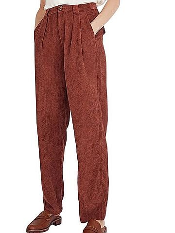 Madewell Corduroy High-Rise Tapered Pants Cords (view 1)