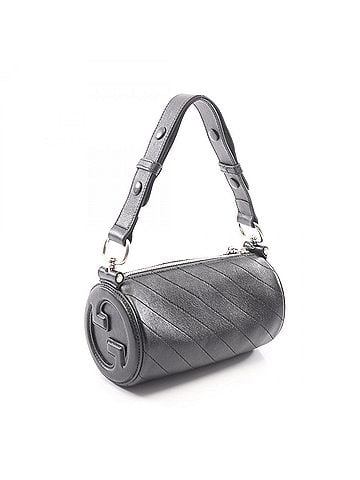Gucci Gucci Blondie Shoulder Bag/Handbag, Leather, Women's, Black, 760170 (view 2)