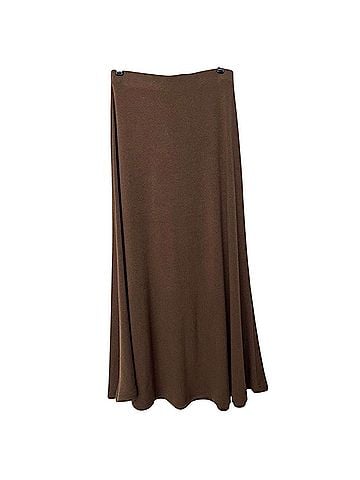 OGL OGL Everyday Knit Midi Brunette Casual Skirt (view 2)