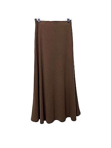 OGL OGL Everyday Knit Midi Brunette Casual Skirt (view 1)