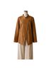 Lafayette 148 New York 100% Leather Brown Jacket Size 18 - photo 1