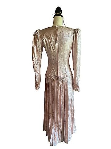 Jessica McClintock vintage 80s Victorian style Cocktail Dress (view 2)