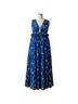 Max Studio Floral Blue Casual Dress Size 3X - photo 1