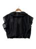 Sandro Solid Black Blouse Size XL - photo 2