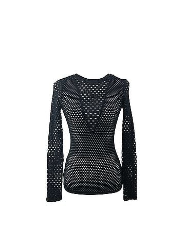 BCBGMAXAZRIA Elain Long Sleeve Top (view 1)