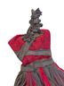 BCBGMAXAZRIA 100% Silk 100% Polyester Red Gray Cocktail Dress Size 2 - photo 2