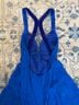 Cache 100% Silk 100% Acetate Blue Romper Size 8 - photo 4