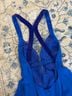 Cache 100% Silk 100% Acetate Blue Romper Size 8 - photo 5