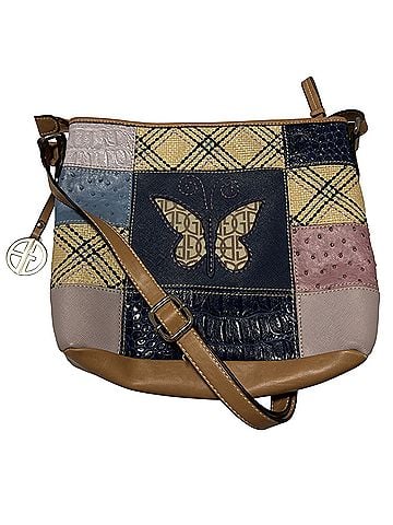 Giani Bernini Butterfly patchwork Crossbody Bag (view 2)