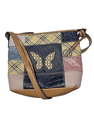 Giani Bernini Butterfly patchwork Crossbody Bag (view 1)