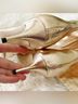 Arezzo 100% Leather Solid Gold Boots Size 6 - photo 8