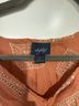 Daytrip Floral Orange Short Sleeve Blouse Size L - photo 3