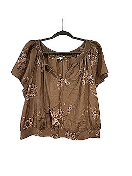 Lucky Brand Short Sleeve Blouse (view 1)