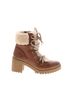 Universal Thread 100% Faux Leather Brown Ivory Boots Size 10 - photo 1