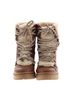 Universal Thread 100% Faux Leather Brown Ivory Boots Size 10 - photo 2