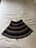 BCBGMAXAZRIA Stripes Black Tan Casual Skirt Size L - photo 14
