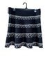 BCBGMAXAZRIA Stripes Black Tan Casual Skirt Size L - photo 1