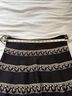 BCBGMAXAZRIA Stripes Black Tan Casual Skirt Size L - photo 6