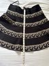 BCBGMAXAZRIA Stripes Black Tan Casual Skirt Size L - photo 7