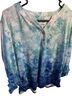 Alfred Dunner Floral Multi Color Long Sleeve Button-Down Shirt Size L - photo 1