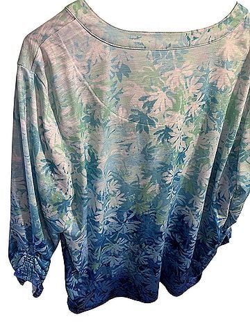 Alfred Dunner Long Sleeve Button-Down Shirt (view 2)