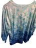 Alfred Dunner Floral Multi Color Long Sleeve Button-Down Shirt Size L - photo 2