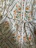 CeCe 100% Cotton Floral White Orange Green Casual Dress Size L - photo 4