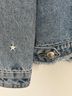 Miss Me 100% Cotton Stars Tie-dye Blue White Denim Jacket Size S - photo 7