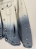 Miss Me 100% Cotton Stars Tie-dye Blue White Denim Jacket Size S - photo 8
