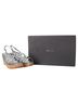 Prada 100% Leather Silver Prada Platform Wedge Sandals in Silver Leather Size EU 40 - photo 6