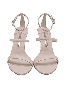 Sophia Webster Sophia Webster Ankle Strap Sandal Heels in Nude Pink Leather (view 2)
