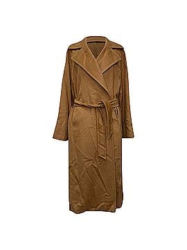Max Mara Max Mara Manuela Belted Notched-Lapel Coat in Beige Camel Hair (view 1)