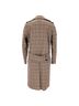 Sandro 100% Synthetic Tan Sandro Plaid Double-Breasted Coat in Beige Polyester Size 6 - photo 3