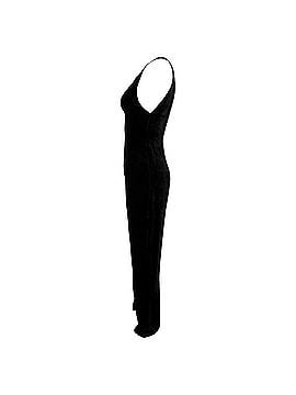 Sandro Sandro V-neck Velvet Jumpsuit in Black Viscose (view 2)